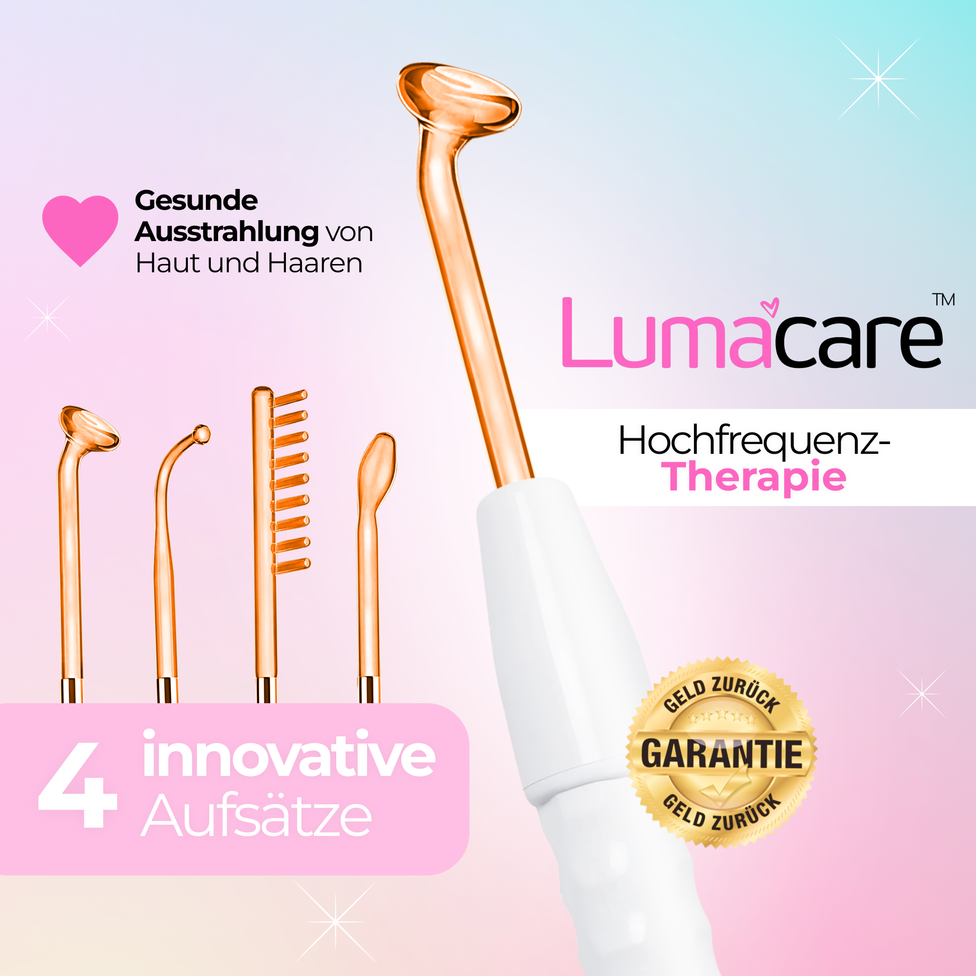 Hochfrequenzstab für gesunde Haut by Lumacare™